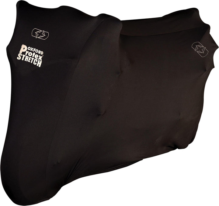 Oxford CV172 PROTEX Stretch-Passform Premium Stretch-Passform Innenraum Motorrad Abdeckung - Schwarz