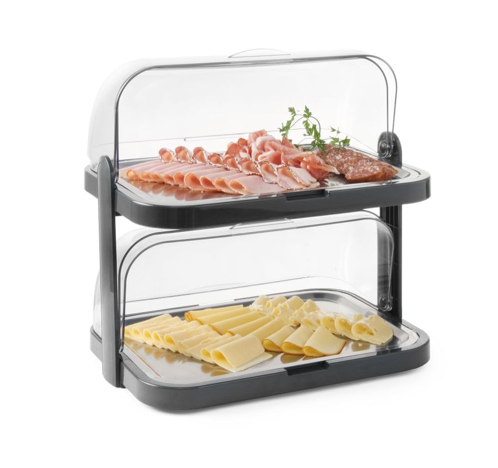 HENDI 871812 Rolltop-Präsenter Gekühlt Double, Double