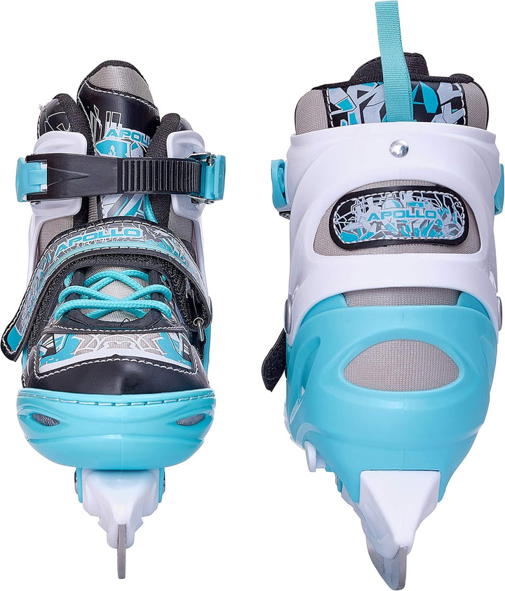 Apollo Ice Skates X Pro | verstellbare Schlittschuhe für Damen, Kinder und Jugendliche | schicke Eis