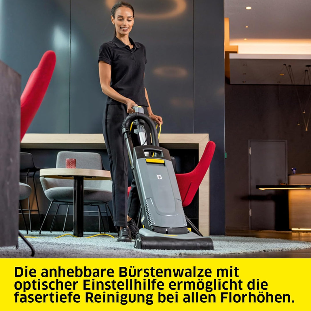 Kärcher Teppichbürstsauger CV 38/2 ADV, 20kPa Vakuum, 850 Watt Nennleistung, 38 cm Arbeitsbreite, 5,