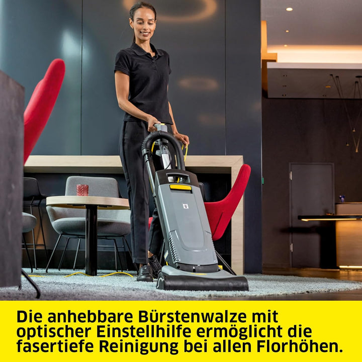 Kärcher Teppichbürstsauger CV 38/2 ADV, 20kPa Vakuum, 850 Watt Nennleistung, 38 cm Arbeitsbreite, 5,