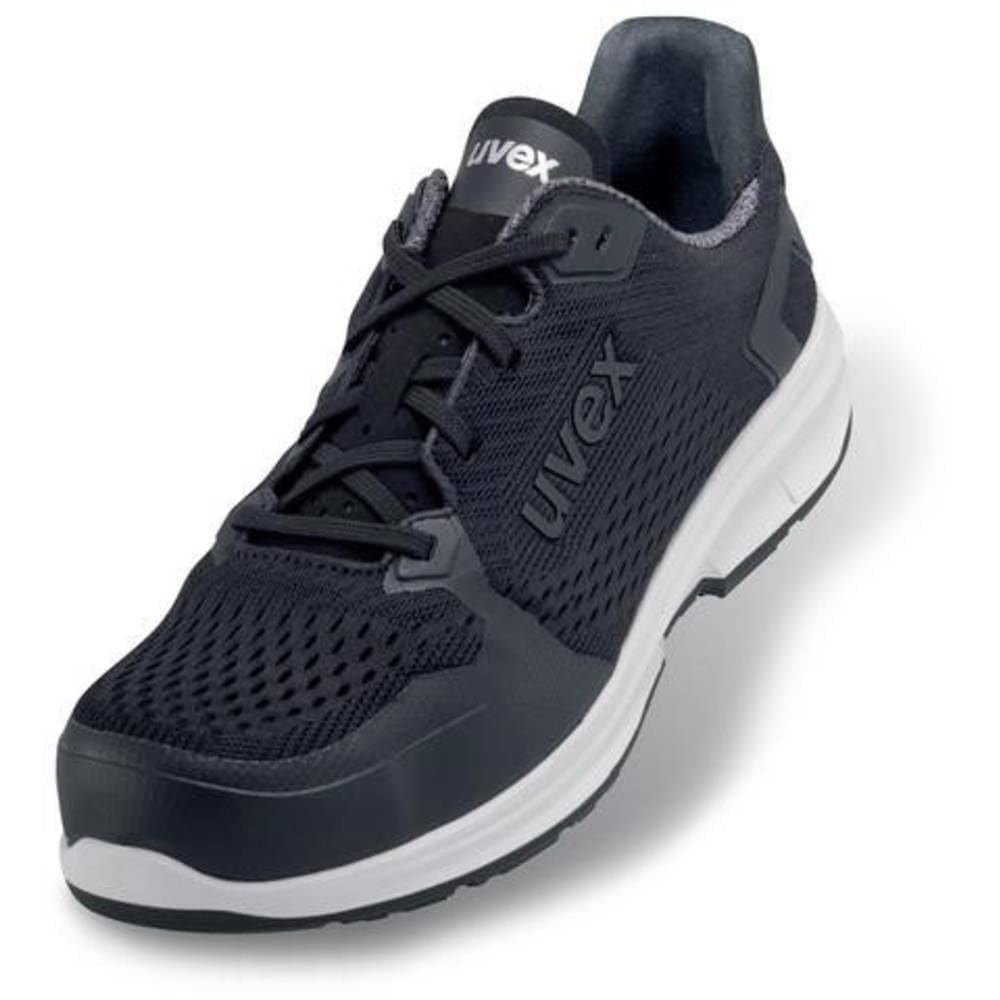 Uvex 1 Sport gelochter Halbschuh, Sicherheitsschuhe S1 SRC, Arbeitsschuhe für Damen & Herren, Schwar