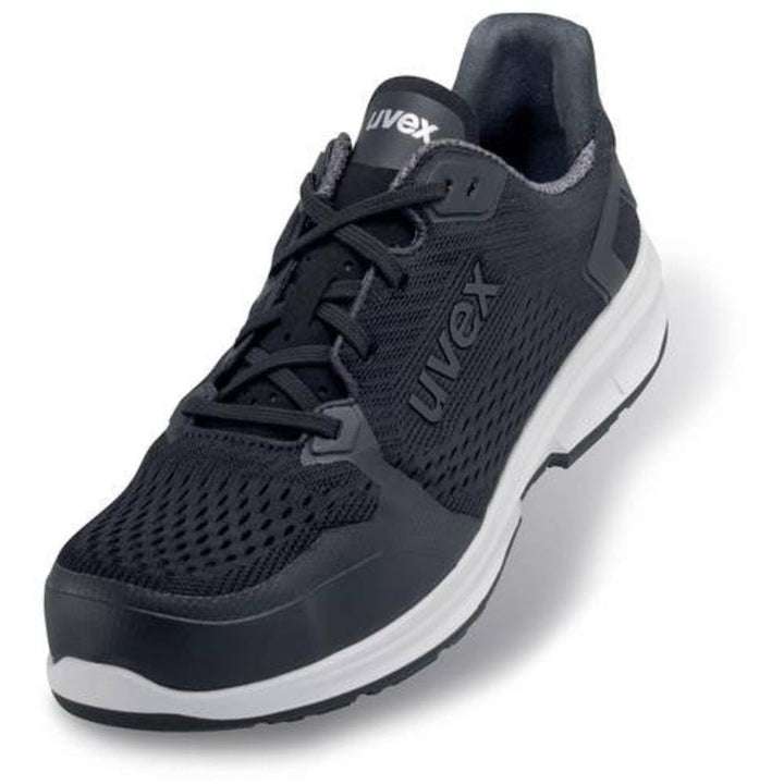 Uvex 1 Sport gelochter Halbschuh, Sicherheitsschuhe S1 SRC, Arbeitsschuhe für Damen & Herren, Schwar