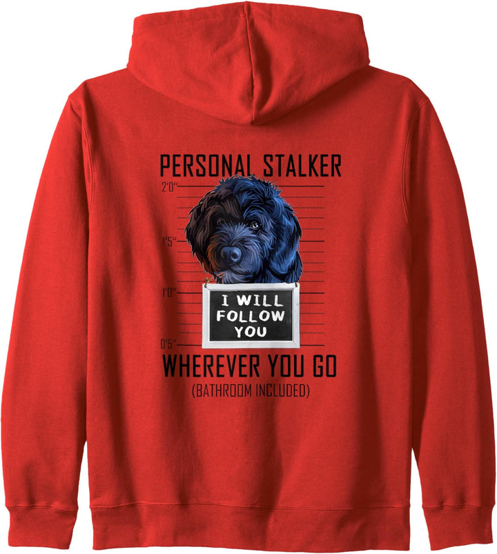 Personal Stalker Portugiesischer Wasserhund I Will Follow Kapuzenjacke