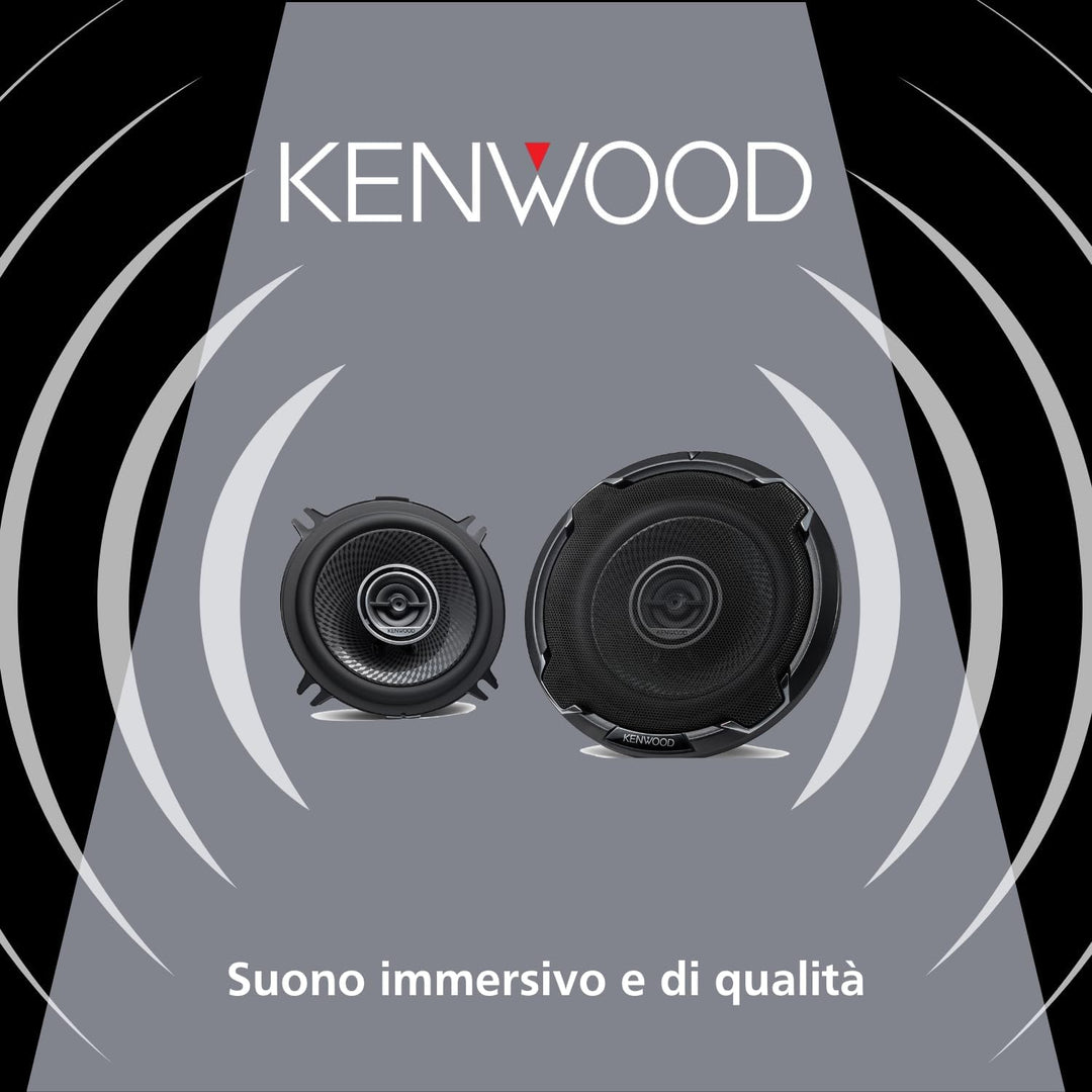 KENWOOD KFC-PS1396 Coaxial Speakers 2 Ways, 13cm, 320W, KFCPS1396, Schwarz, Schwarz
