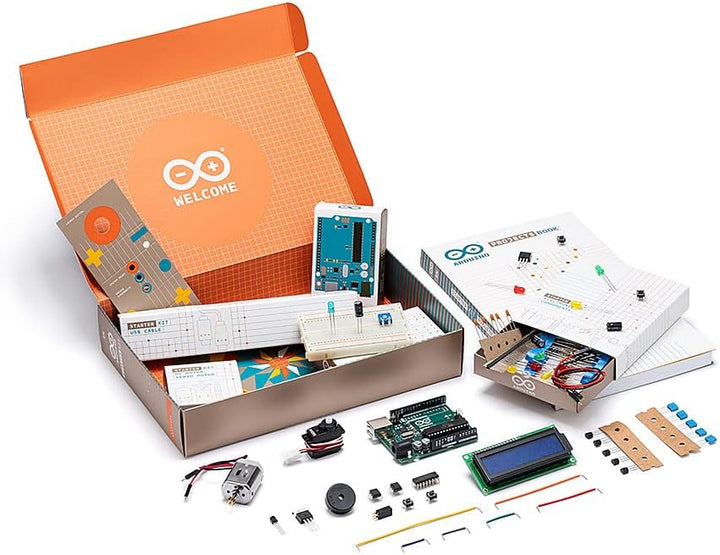 Official Arduino Starter Kit [K000007] (English Project Book) - Komplettset zum Erlernen von Elektro