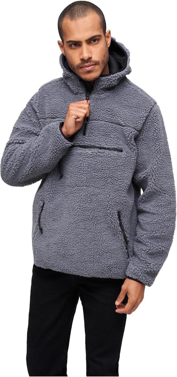 Brandit Teddyfleece Worker Pullover 7XL Anthrazit, 7XL Anthrazit
