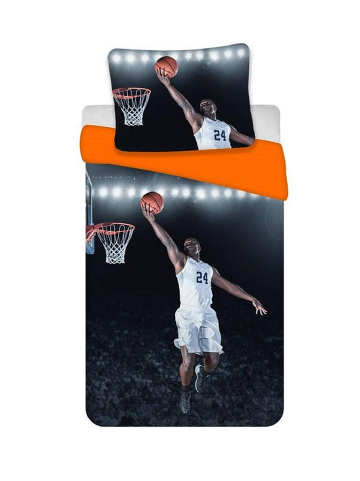 BrandMac Bettwäsche Set Basketball 135 x 200 cm Baumwolle