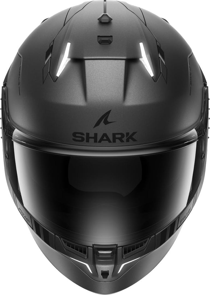 SHARK, Integraler Motorradhelm SKWAL i3 BLANK SP Grey/Black AKS, S, S