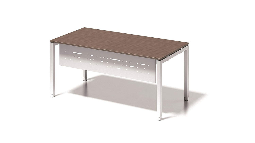 BISLEY Cito Fussraumblende für Schreibtisch B 1600 mm, Metall, 396 Verkehrsweiss, 3.2 x 14.5 x 0.6 c