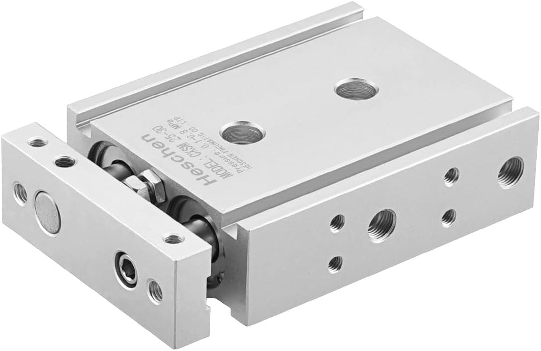 Heschen Doppelter Aluminium-Luftzylinder, CXSM 25-30, Führungsstangen-Platte, Doppelstabgeführt, Pne