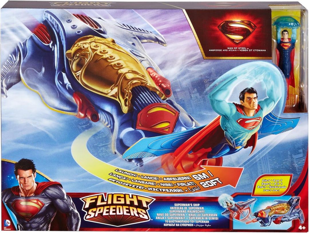 Mattel BJK83 - Superman Flight Speeders Supermans Raumschiff