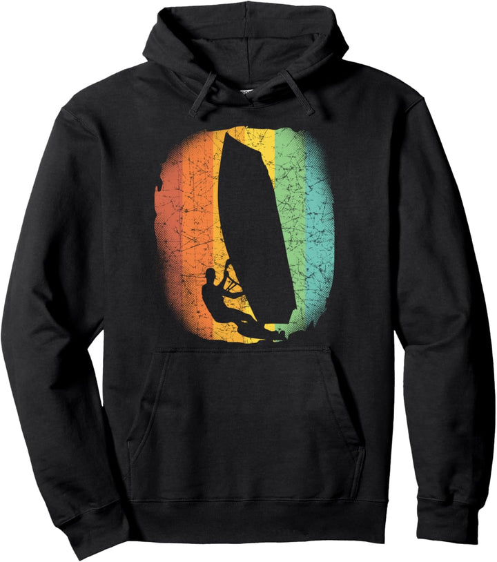 Windsurfing Vintage Grafik Windsurfer Geschenk Pullover Hoodie
