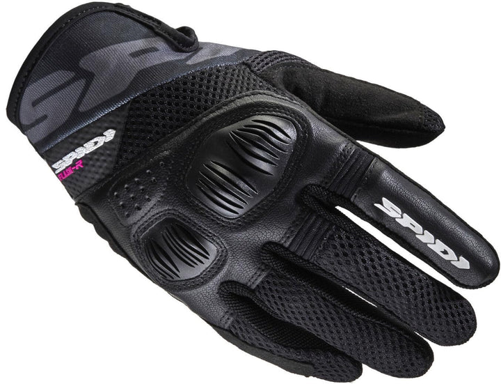 SPIDI, Flash-R Evo Lady, Guanti Moto per Donna, Protettivi e Resistenti, Guanti Moto Estivi Impermea