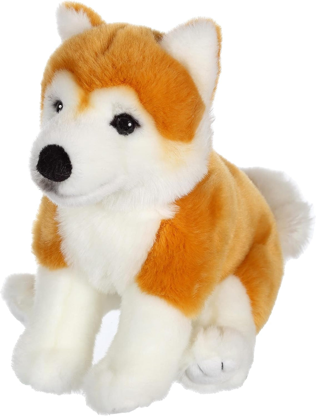 GIPSY TOYS - Sitzender Hund 25 cm Shiba-Hund - Kuscheltier für Kinder - In 8 verschiedenen Modellen