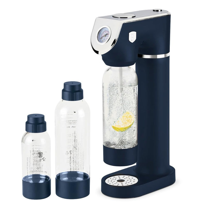 Berlinger Haus – SODABAR Wassersprudler + 2 Flaschen Deep Sea Collection – 2 l – blau