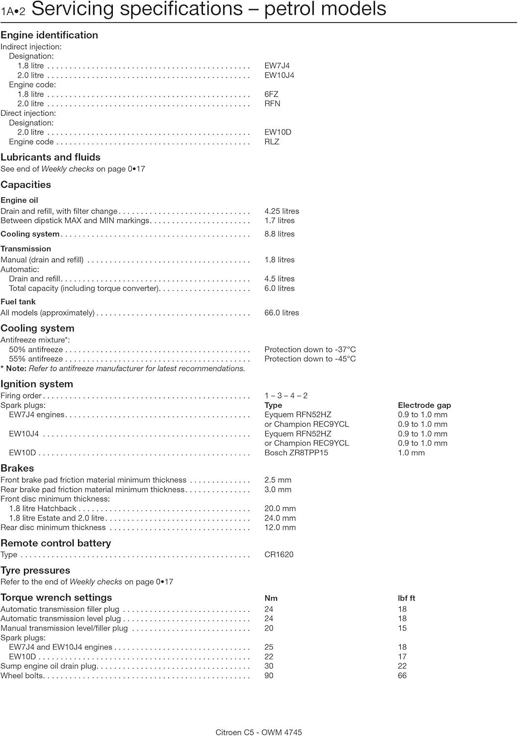 Citroen C5 Owners Workshop Manual