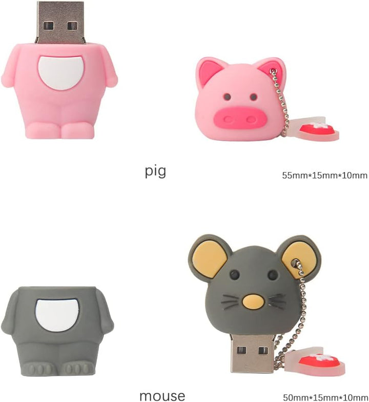 32GB*5 USB-Stick USB-Flash-Laufwerk, Memory Stick Cartoon Speicherstick Flash-Speicher-Stick, Pen Dr