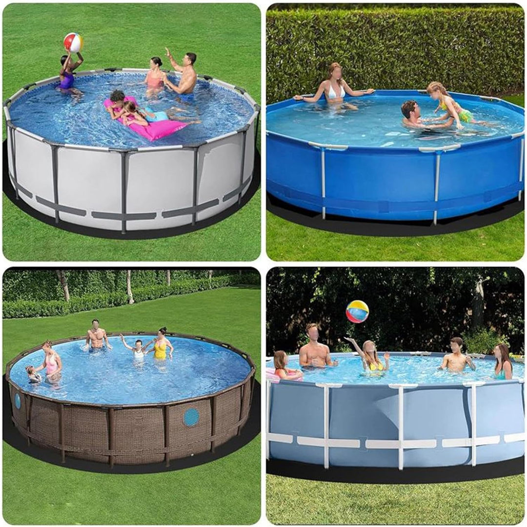 Generisch Pool Unterlage Outdoor,200g Verdickte Runde Poolunterlage, Durchstichfeste Pool Boden Schu