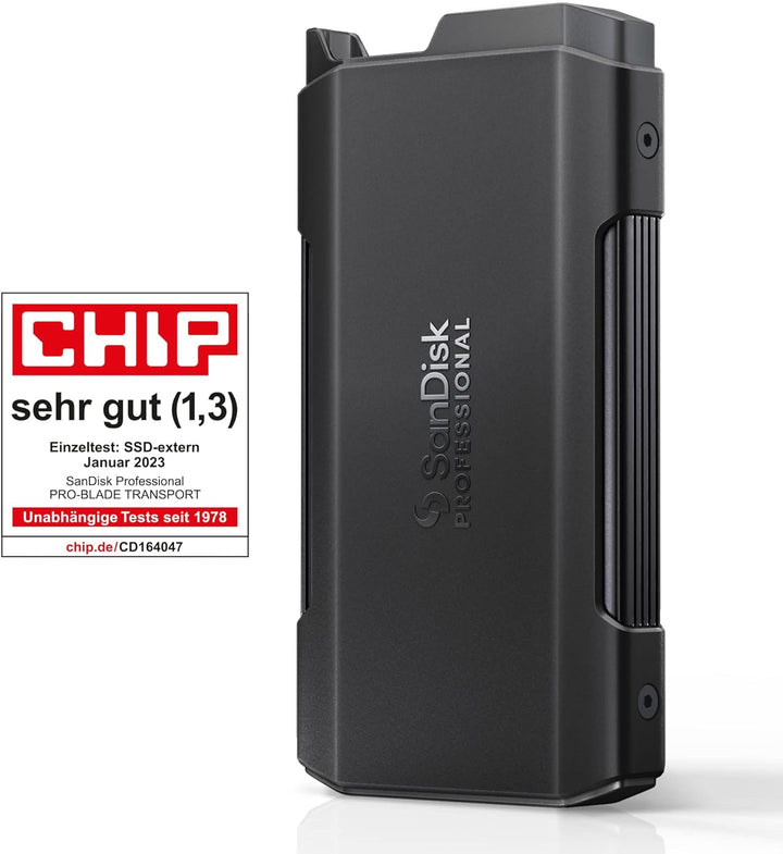 SanDisk PROFESSIONAL PRO-BLADE TRANSPORT 4 TB (mobile Premium-SSD für schnelle, modulare Workflows,