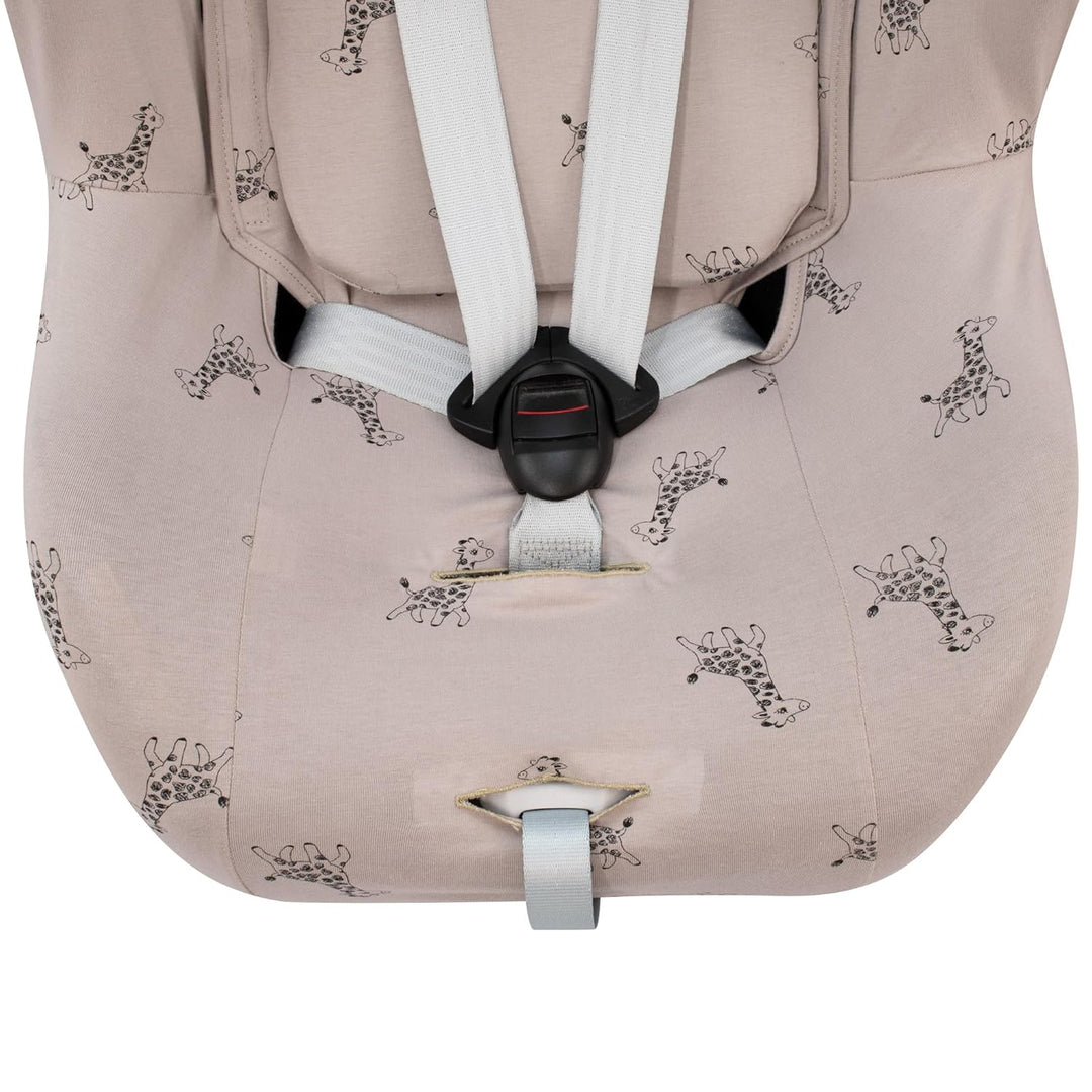 JYOKO KIDS Bezug kompatibel mit Cybex Gold Sirona - M2 I-Size, GB Vaya I-Size (GIRAFFE, M2 iSize) Sa