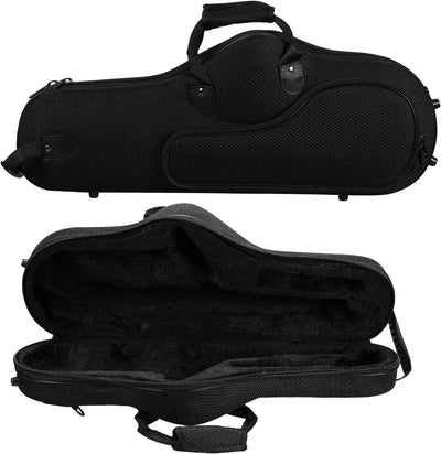 Vaguelly Alt Saxophon Koffer, Oxford Wasserdicht Altsaxophon Leichtkoffer Gigbag Rucksack mit Polste