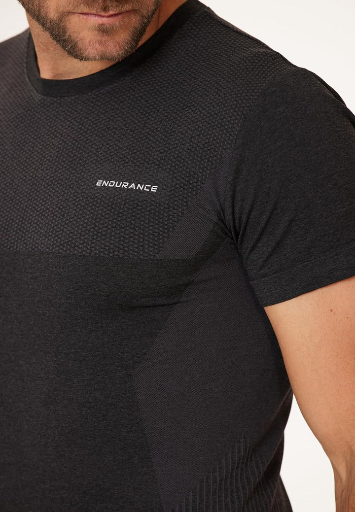 endurance Herren Funktionsshirt Jaro M L-XL 1122 Forged Iron, L-XL 1122 Forged Iron