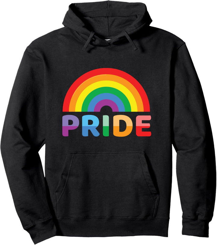 Gay Pride LGBTQ ribbon pride gay lesbian queen trans Pullover Hoodie