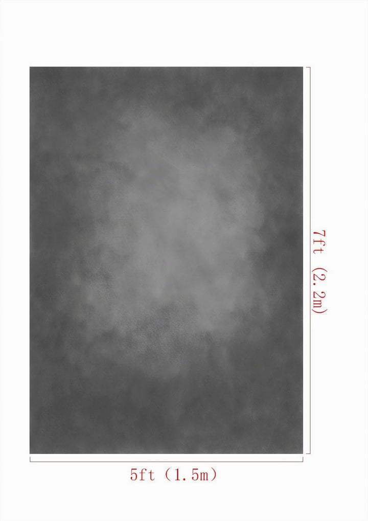 Kate 1.5x2.2m Graue Steigung Textur Hintergrund Licht Schwarz Abstrakt Solid Photo Hintergrund Retro