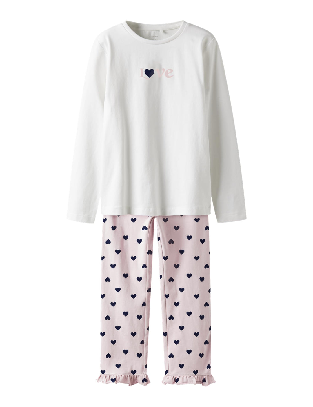 NAME IT Girl Nachtwäsche-Set Langarm 116 Mauve Morn, 116 Mauve Morn
