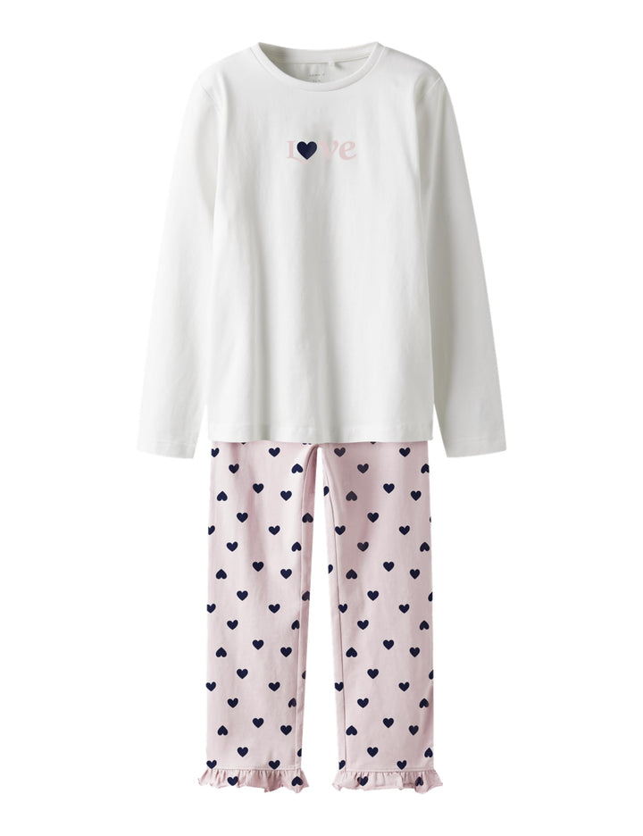 NAME IT Girl Nachtwäsche-Set Langarm 116 Mauve Morn, 116 Mauve Morn