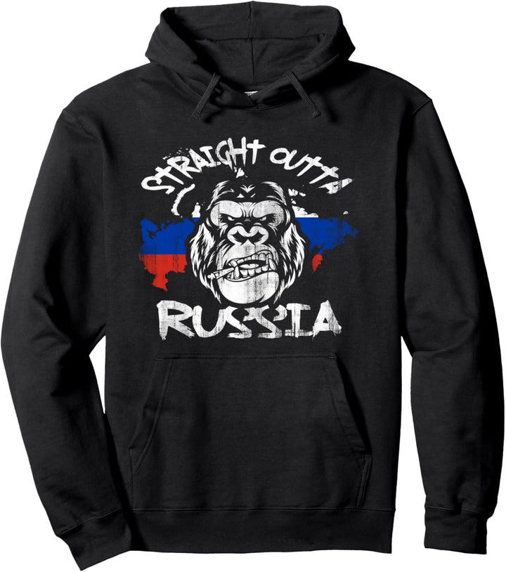 Russian Straight outta Russland Pullover Hoodie