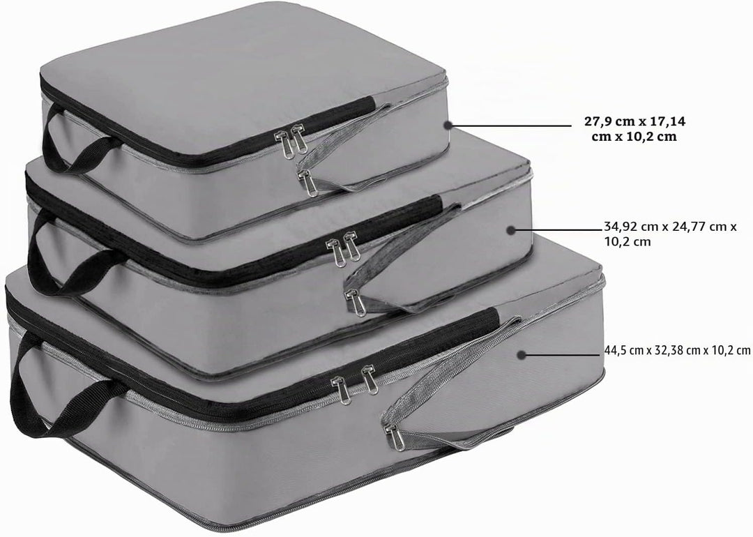 Eono Komprimierbaren Packwürfeln zur Organisation Ihres Reisegepäcks, Compression Packing Cube, Pack