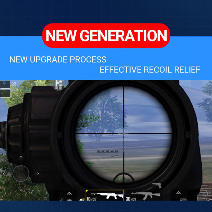 Ozkak PUBG Mobile Controller Trigger Schnellfeuer Rapide Fire 5 Stufen L1R1 L2R2 4 Auslöser Handy fü