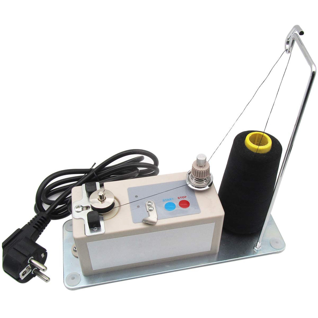 ckpsms Marke - 220 V automatischer Spulenwickler und Gewindeständer für 1/4 "(6 mm) Mittellochspulen
