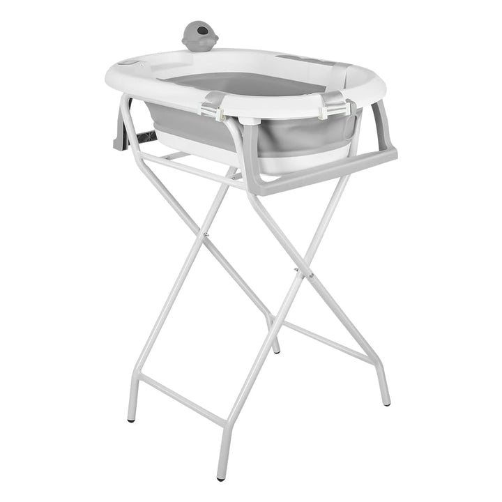 Babybadewanne mit Ständer, ergonomisches Babybad mit Ständer, Organizer für Eltern,Kinderbadewanne m