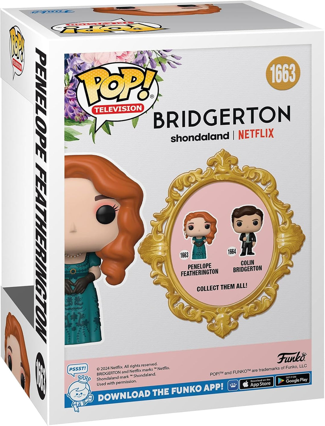 Funko POP! TV: Bridgerton - Penelope Featherington - 1/6 Quote Für Seltene Chase-Variante - Vinyl-Sa