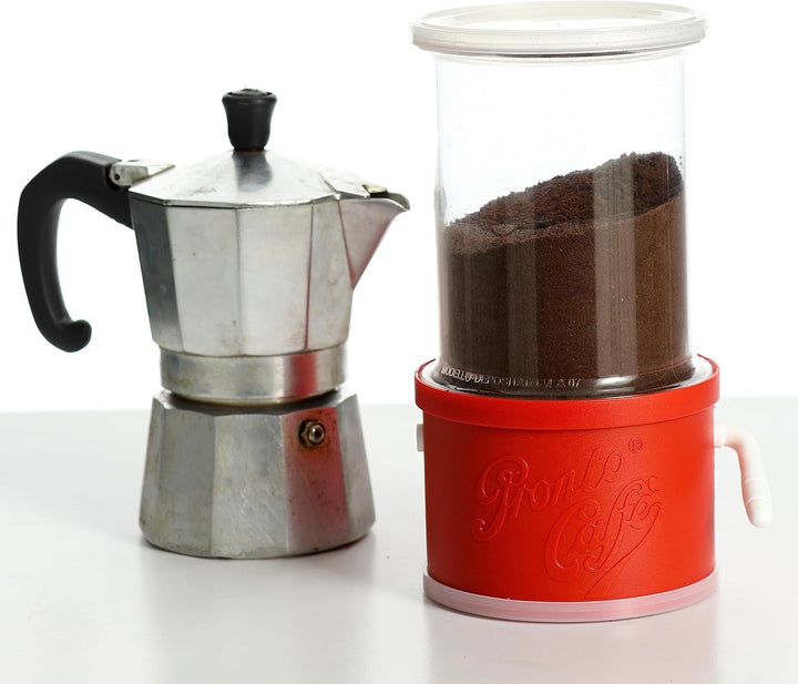 Lavatelli Prontocaffè, Kaffeedose, Kaffeedosierer und behälter, zur Aufbewahrung von Kaffee mit Spen