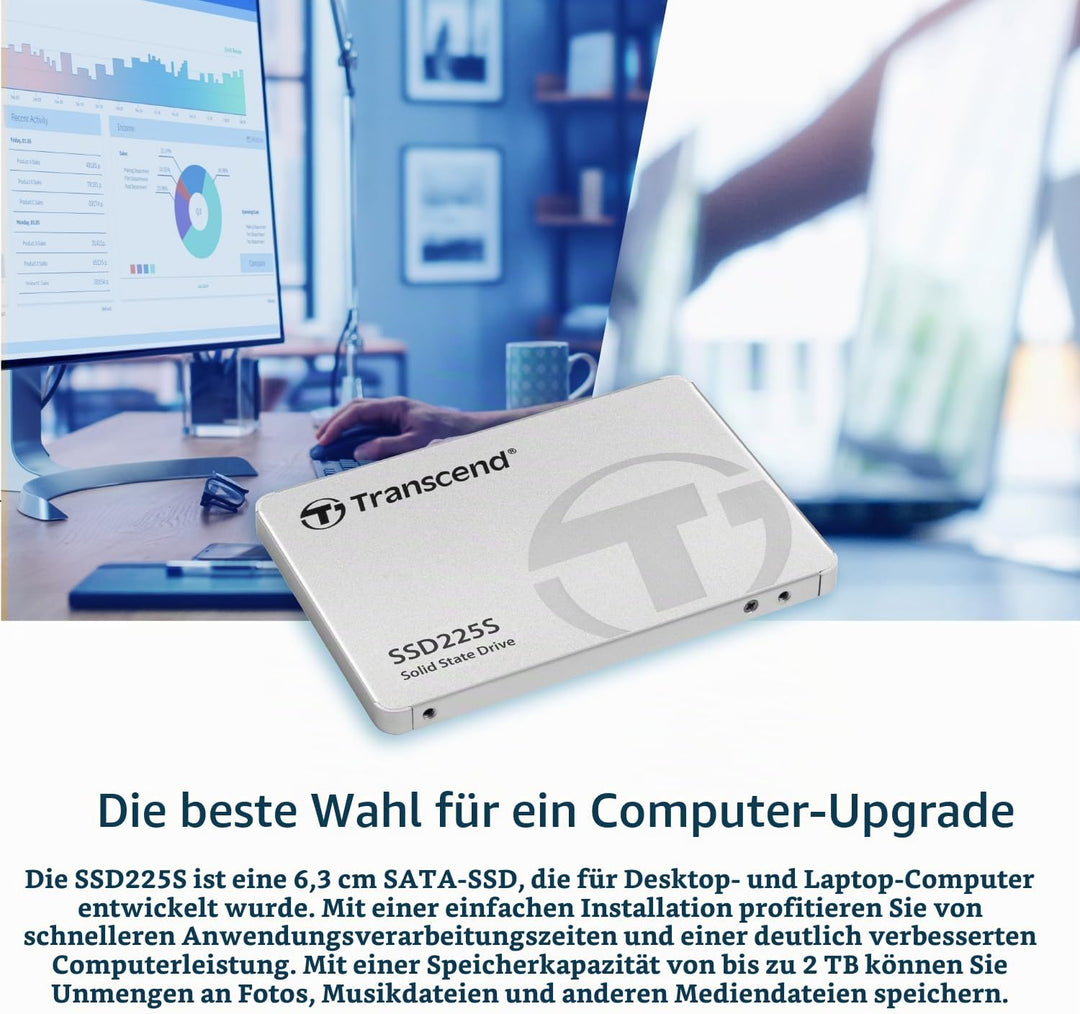 Transcend 2 TB 2,5 Zoll SSD SATA3 3D TLC