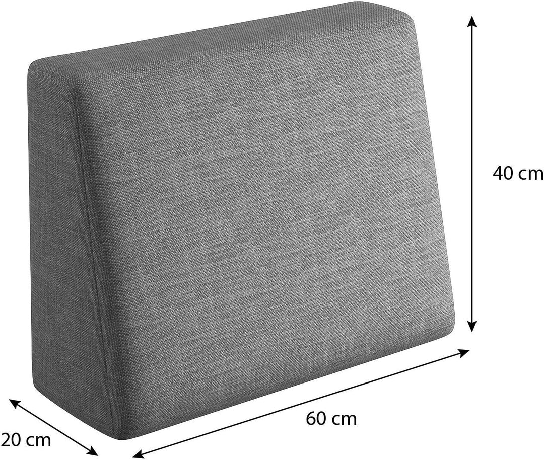 sunnypillow Palettenkissen mit abnehmbarem Bezug Kaltschaum Palettenauflage Palettenpolster Paletten