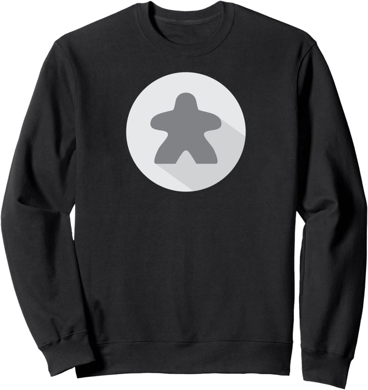 Grey Meeple Board Game T-Shirt Grau Player T-Shirt Sweatshirt