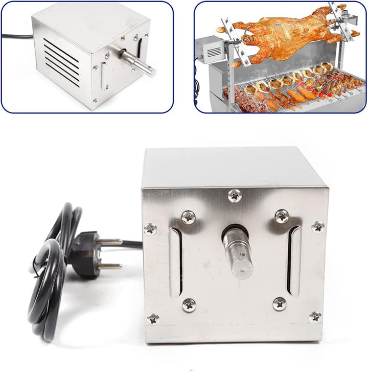 220V Grillmotor für Grillspiess Barbecue Grill Motor Drehspiess BBQ Rotisserie Röster Spiess Motor 2