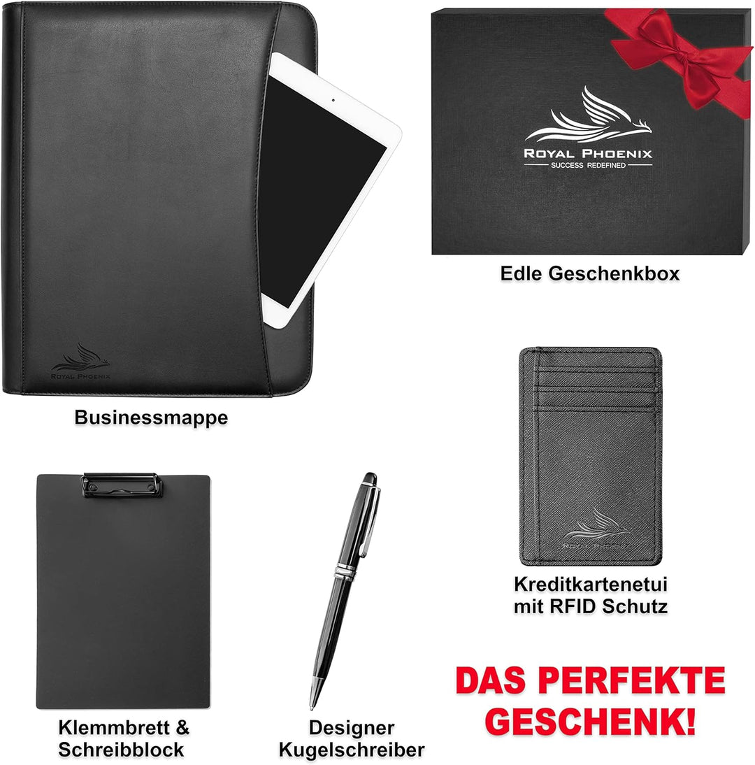 Royal Phoenix® Business Schreibmappe A4 &