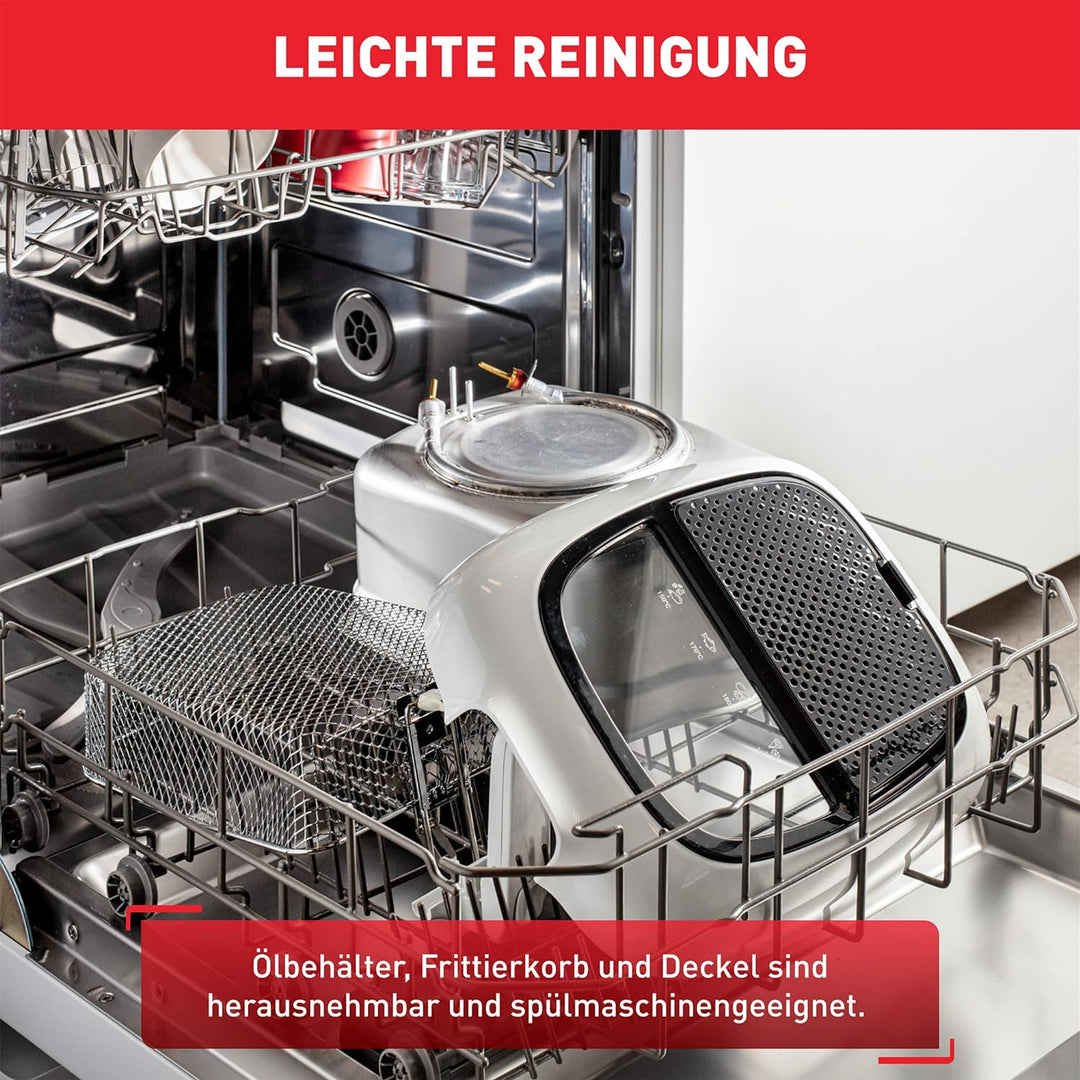 Tefal Fritteuse Super Uno FR3140 | inkl. Timer | Kapazität: 2,2 Liter | Spülmaschinengeeignete Teile