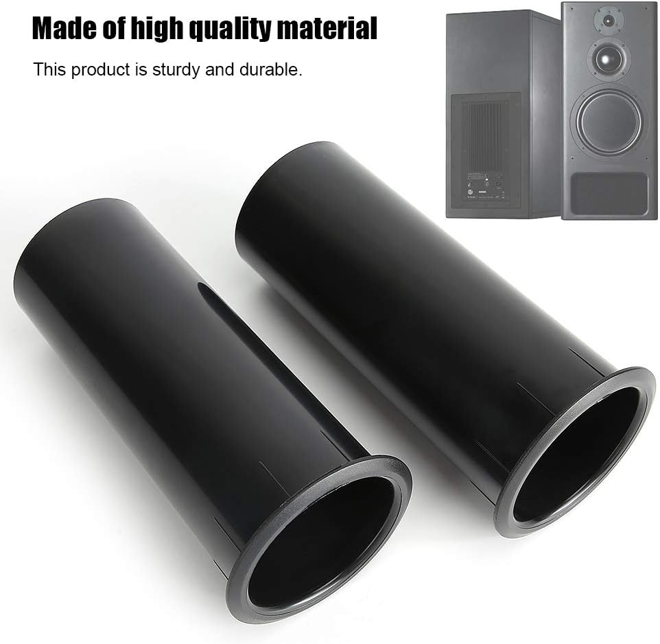 Topiky 2PCS Woofer Speaker Cabinet Port Wechselrichterrohr 60 mm offenes Loch 150 mm Gesamtlänge Gee