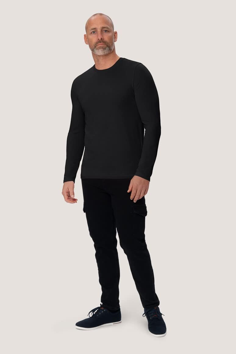 Hakro Longleeve Performance, Schwarz