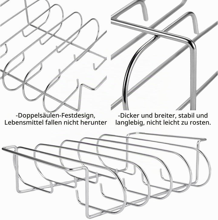 Spareribs Halter Grill, Rippchenhalter Spareribs, Rippchenhalter Grillen, Halter BBQ Grill, Rib Hold