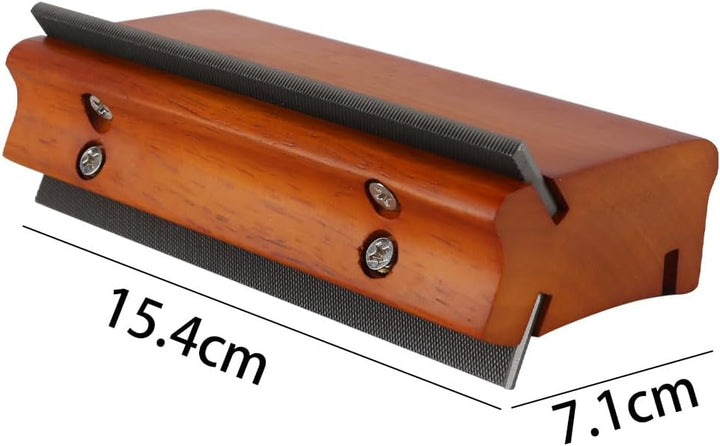 Alnicov 3-in-1-Fasefeile für Gitarrenbünde aus Massivholz, 3-, 23- und 35-Grad-Winkel, multifunktion