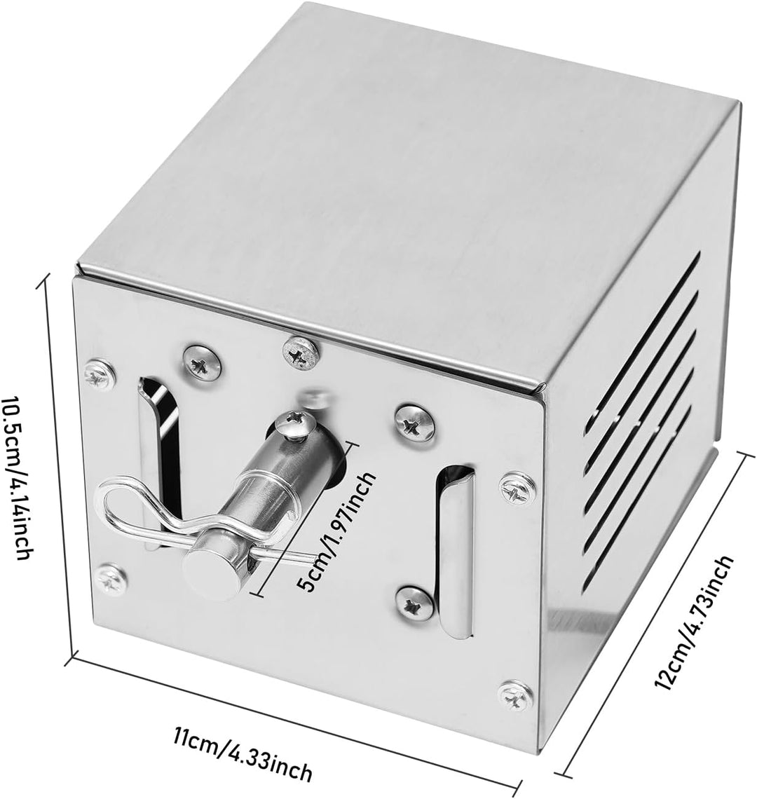 Schwerlast-Edelstahl Grillmotor mit 25W Leistung für Spanferkelgrill, BBQ-Röster und Grillspiess, Ho