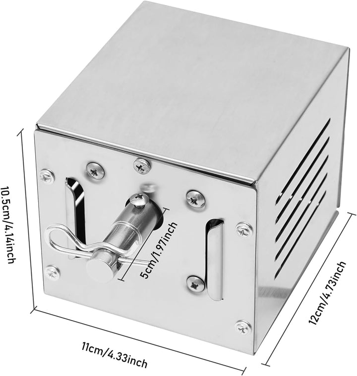 Schwerlast-Edelstahl Grillmotor mit 25W Leistung für Spanferkelgrill, BBQ-Röster und Grillspiess, Ho